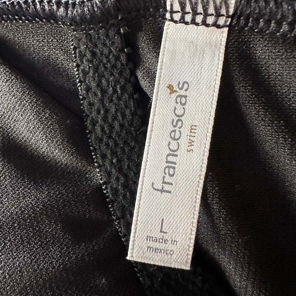 Francesca's Off the Shoulder Flutter one piece Swimsuit - Picture 4 of 4